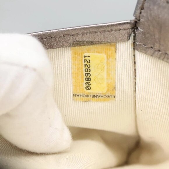 CHANEL 2.55 Matelasse Long Wallet Leather Silver CC - Picture 14 of 16